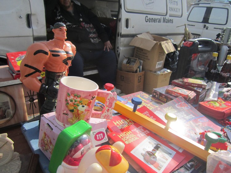 Joy of junk: the Birgu market.