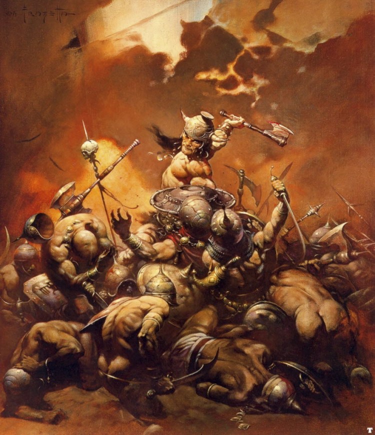 Conan the Destroyer by Frank Frazetta